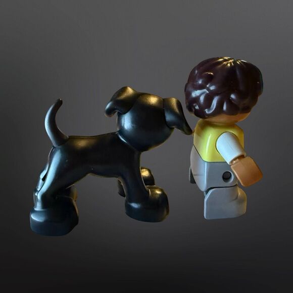 LEGO Duplo Creative Building Toys Boy & His Dog Replacement Mini Figures 2" A15 - Picture 3 of 5